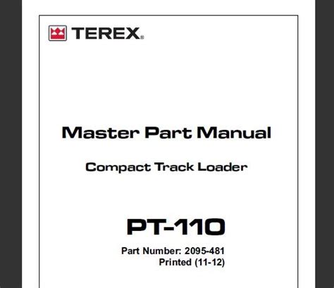 terex pt 110 skid steer service manual|terex pt 110 f oil change.